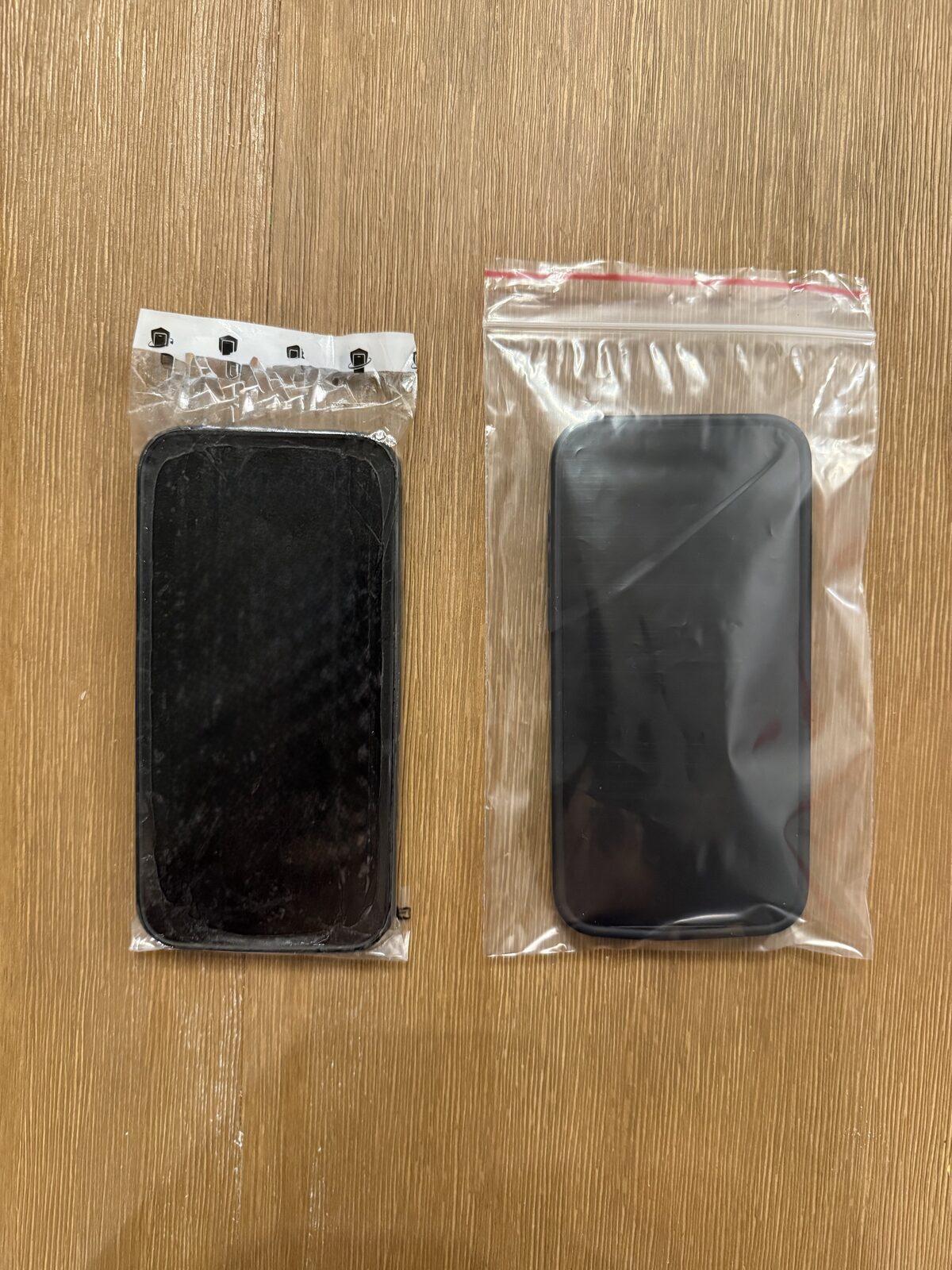 A used WynnShield™ wrap beside a fresh one