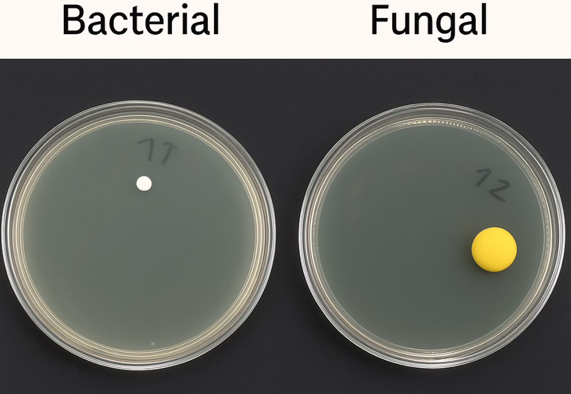 Bacterial and fungal culture plates, WynnShield™ sample 3